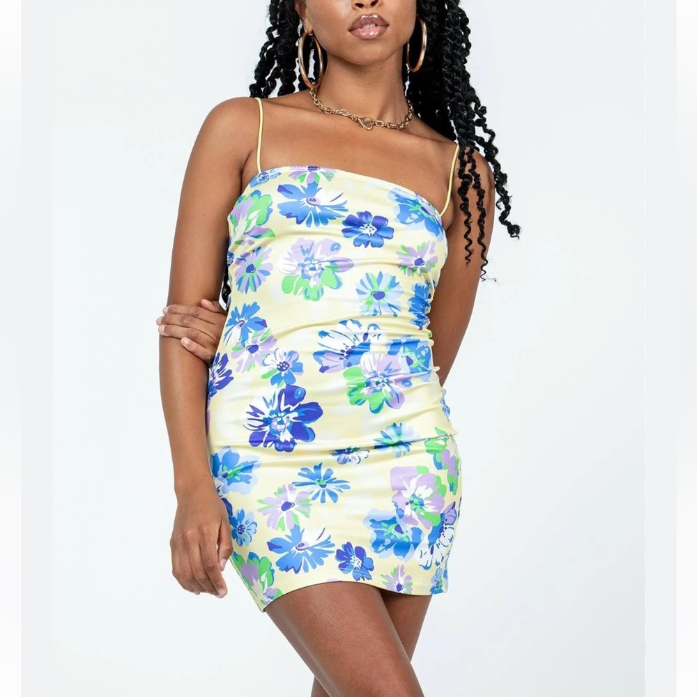 Princess Polly Yellow mini dress